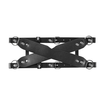 Masque pour les yeux en silicone ABS ensemble BDSM Bondage Couple Jouet de sexe Esclave en cuir