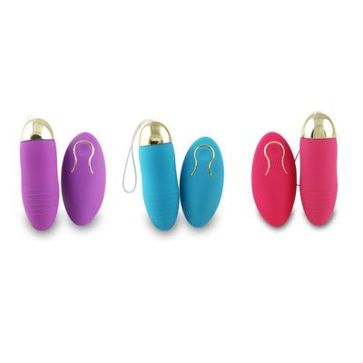 Boules de jouets vaginaux étanches Vibrateur à distance Oeufs sautants Jouets sexuels roses