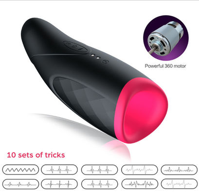 250g Véritable vagin Masculin Masturbateur Jouet Coupe Piston automatique Téléscopique Le chauffage