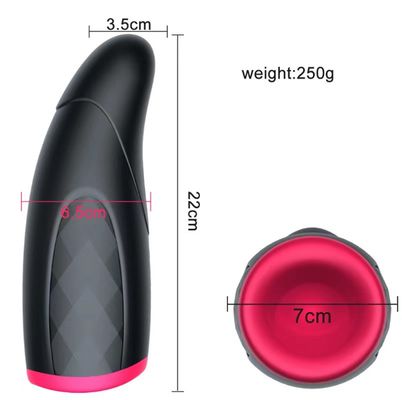 250g Véritable vagin Masculin Masturbateur Jouet Coupe Piston automatique Téléscopique Le chauffage