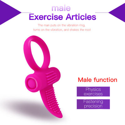 Ringe de langue vibrante rose CE Ring Clitoris Dildo Ring Vibrateur 85,8 mm x 46,3 mm x 8,2 mm