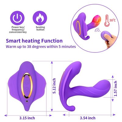 Vibrateur Bluetooth imperméable à l'eau de 14 cm Jouet sexuel Vibrateur rechargeable