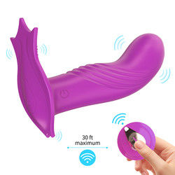Vibrator de sexe à distance femmes jouets sexuels sans fil Vibrator de culotte 15cm