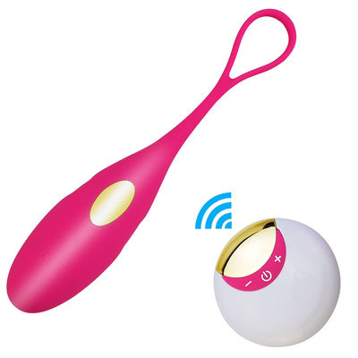 Masturbation par télécommande sans fil Dildo G Spot Vibrator d' œuf en silicone