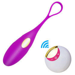 Masturbation par télécommande sans fil Dildo G Spot Vibrator d' œuf en silicone