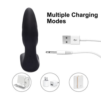 Masturbateur électrique masculin rotatif Jouet silicone massage de la prostate Vibrator porno
