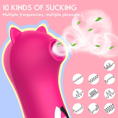 Plaque de soupape vibrant vibrateur de chat rose vibrateur de clitoris vibration succion