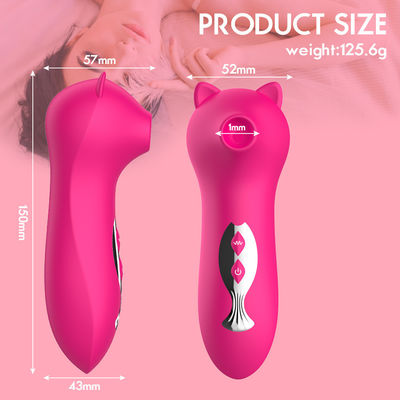Plaque de soupape vibrant vibrateur de chat rose vibrateur de clitoris vibration succion
