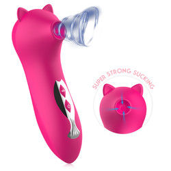 Plaque de soupape vibrant vibrateur de chat rose vibrateur de clitoris vibration succion