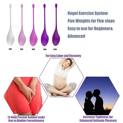 30g de jeu de poids de la boule de Kegel pour le plancher pelvien médical