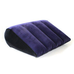Vibrator en PVC jouet pour adultes oreiller sexuel gonflable violet 36 x 16 cm