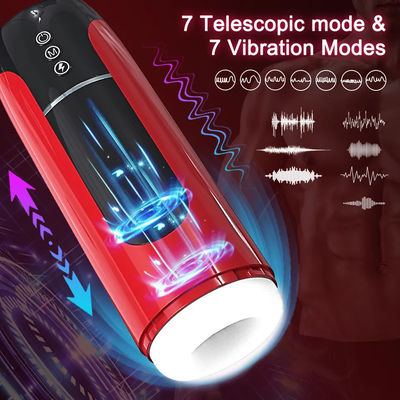 Chauffage intelligent automatique mâle Masterbater télescopique rotatif mâle tasse de masturbation
