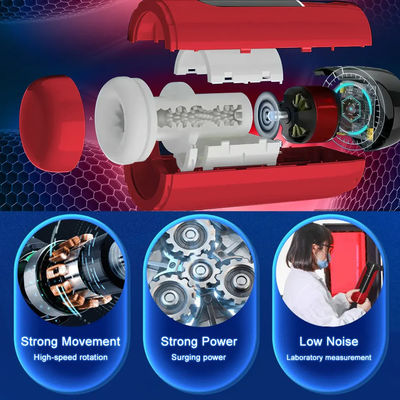 Chauffage intelligent automatique mâle Masterbater télescopique rotatif mâle tasse de masturbation