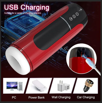 Chauffage intelligent automatique mâle Masterbater télescopique rotatif mâle tasse de masturbation