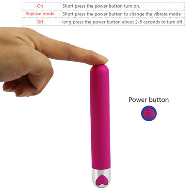Vibrateur à balles longues en silicone ABS 137 x 21 mm