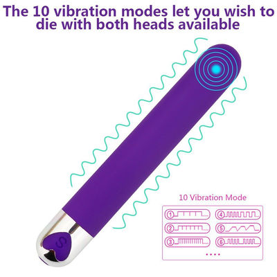 Vibrateur à balles longues en silicone ABS 137 x 21 mm
