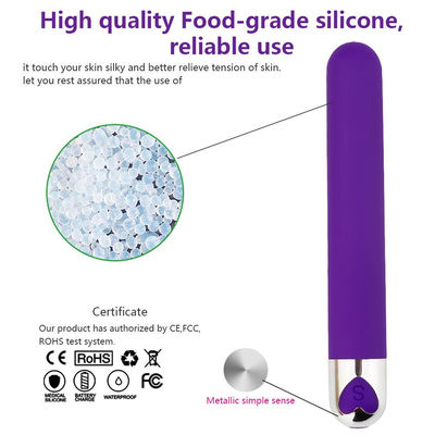 Vibrateur à balles longues en silicone ABS 137 x 21 mm