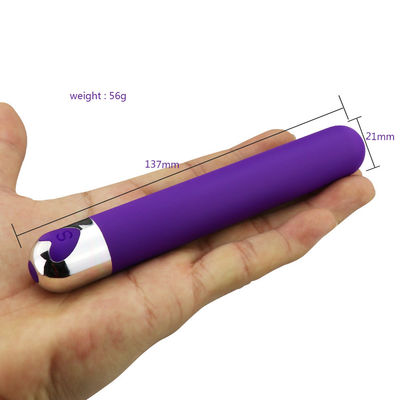 Vibrateur à balles longues en silicone ABS 137 x 21 mm