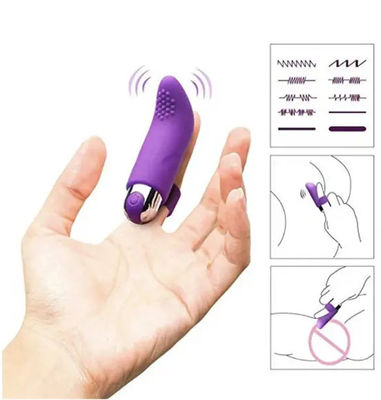 Jouet sexuel électrique à doigt à manches rechargeables Jouet sexuel G Spot Jouets sexuels ROHS