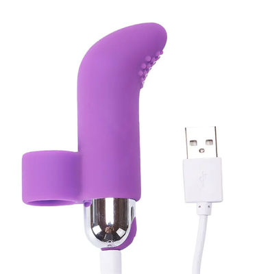 Jouet sexuel électrique à doigt à manches rechargeables Jouet sexuel G Spot Jouets sexuels ROHS
