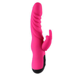 Vibrateur à 10 fréquences jouet adulte en forme de lapin rechargeable point G Dildo lécher la langue