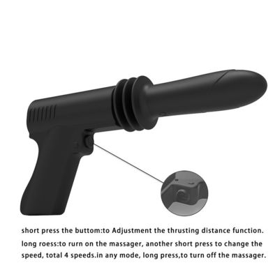 Mini pistolet en forme de vibrateur jouet sexuel automatique poussant machine sexuelle clitoris jouet sexuel