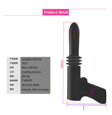 Mini pistolet en forme de vibrateur jouet sexuel automatique poussant machine sexuelle clitoris jouet sexuel