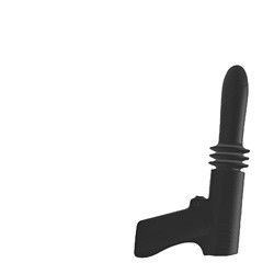 Mini pistolet en forme de vibrateur jouet sexuel automatique poussant machine sexuelle clitoris jouet sexuel