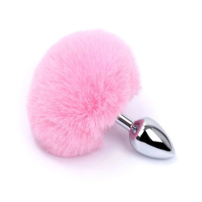 Le sexe en métal pousse le cul en acier jouets cola queue de renard anal enrobé enrobé enrobé pour hommes