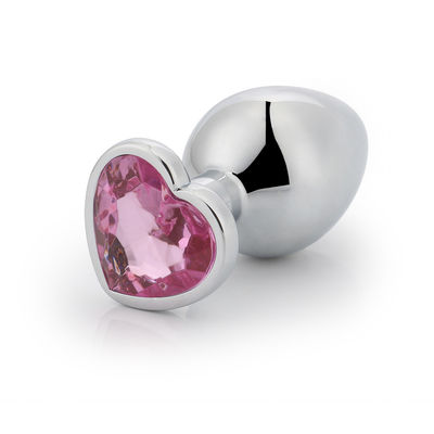 Jouet de masturbation masculine en forme de cœur Vibrant cul Dildo Multicolore Jouet de cul en métal