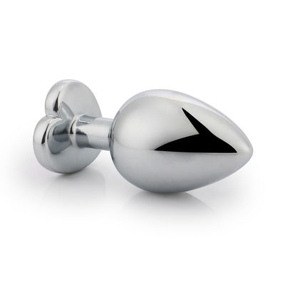 Jouet de masturbation masculine en forme de cœur Vibrant cul Dildo Multicolore Jouet de cul en métal