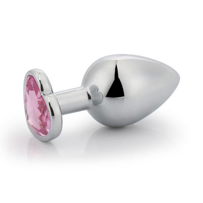 Jouet de masturbation masculine en forme de cœur Vibrant cul Dildo Multicolore Jouet de cul en métal