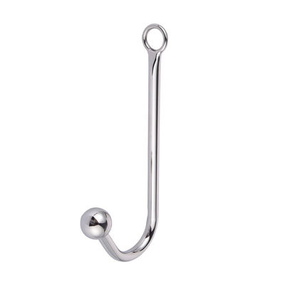 115g Homme Jouet Anal Crochet Avec Boule Bondage Cock en acier inoxydable Pour les hommes
