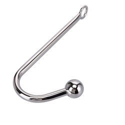 115g Homme Jouet Anal Crochet Avec Boule Bondage Cock en acier inoxydable Pour les hommes