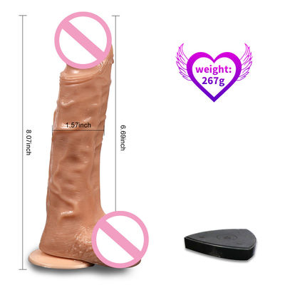 Jouets sexuels pour femmes de 8 pouces Dildo Sensation de peau Transporant Liquide Dildo en silicone