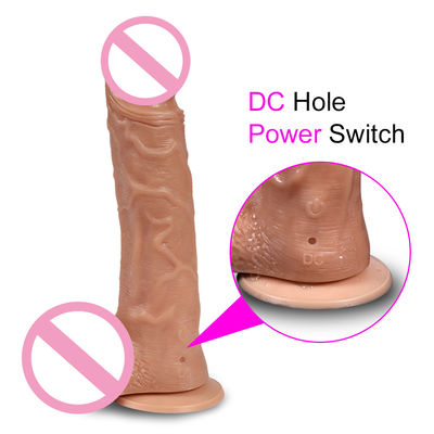 Jouets sexuels pour femmes de 8 pouces Dildo Sensation de peau Transporant Liquide Dildo en silicone