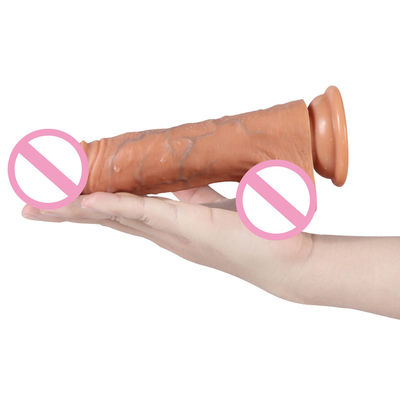 8 pouces Youjizz Com Lesbienne Femme Dildo épais Vibrator de silicone