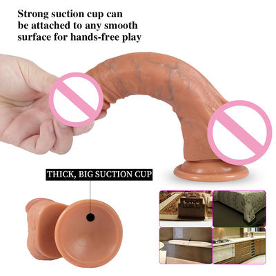 8 pouces Youjizz Com Lesbienne Femme Dildo épais Vibrator de silicone