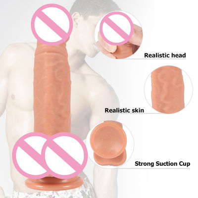 Dildo en silicone de 7,48 pouces fait maison, vibrateur de 7,48 pouces.