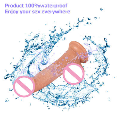 Dildo en silicone de 7,48 pouces fait maison, vibrateur de 7,48 pouces.