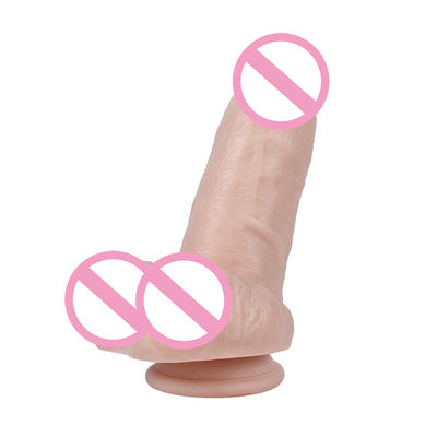 215 mm Pénis Femmes Jouets sexuels Réaliste de qualité médicale Silicone Dildo Silicone caoutchouc
