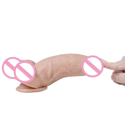 215 mm Pénis Femmes Jouets sexuels Réaliste de qualité médicale Silicone Dildo Silicone caoutchouc