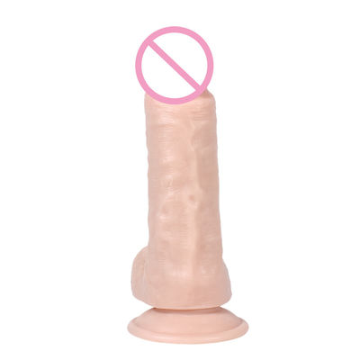 Pénis mâle réaliste Dildo 17,5 x 3,5 cm Femmes adultes Jouets sexuels Silicone liquide doux