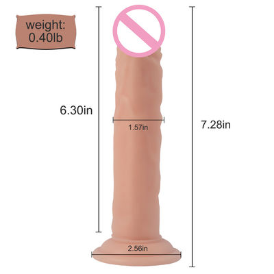 100% imperméable à l'eau 7,28 pouces gros réaliste doux dildo réaliste ressentir regarder CE