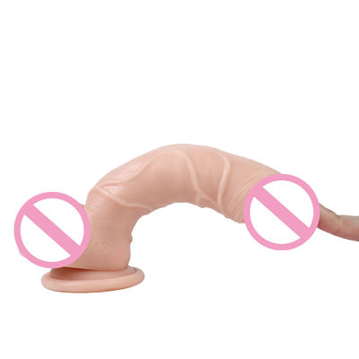 Pvc pénis masculin réaliste Dildo liquide silicone Dildo imperméable CE