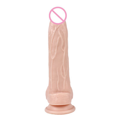 Dildos féminins réalistes en silicone clair Dildos en silicone en caoutchouc Jouets sexuels