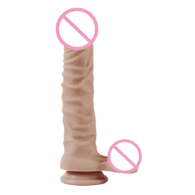 350g 215mm Épaisseur Femmes Dildo Liquide Silicone Extra Doux Dildo en caoutchouc Jouets sexuels