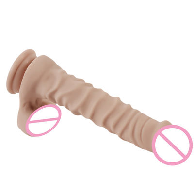 350g 215mm Épaisseur Femmes Dildo Liquide Silicone Extra Doux Dildo en caoutchouc Jouets sexuels