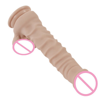 350g 215mm Épaisseur Femmes Dildo Liquide Silicone Extra Doux Dildo en caoutchouc Jouets sexuels