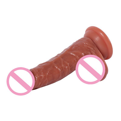 21.5 x 4cm Femmes réaliste Dildo doux Silicone Dildo étanche